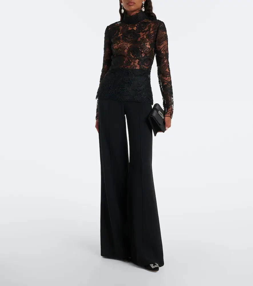 Elie Saab Lace top | Thumbnail 4 Elie Saab Lace top | Thumbnail 4