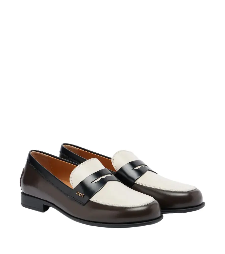 Tod's Leather penny loafers