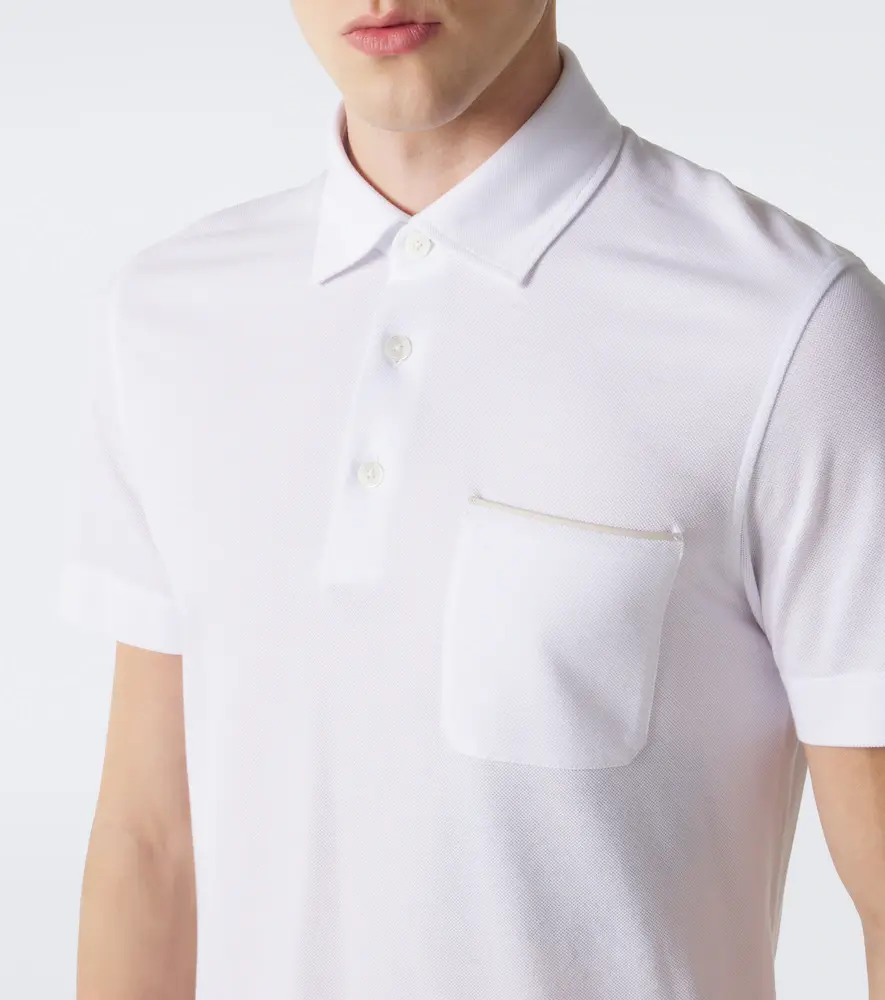 Zegna Cotton piqué polo shirt | Thumbnail 4