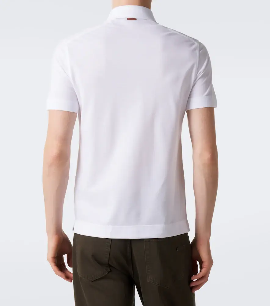 Zegna Cotton piqué polo shirt | Thumbnail 6