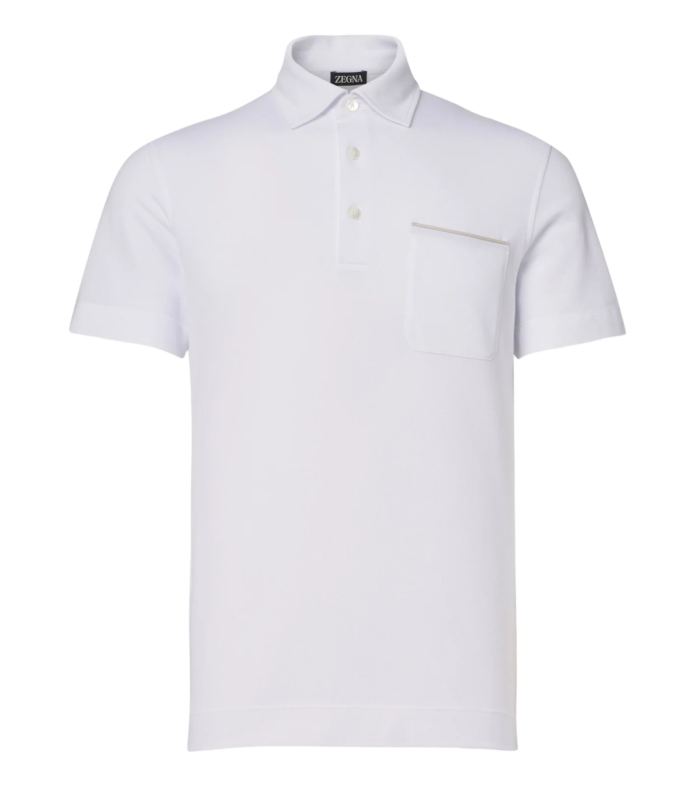 Zegna Cotton piqué polo shirt