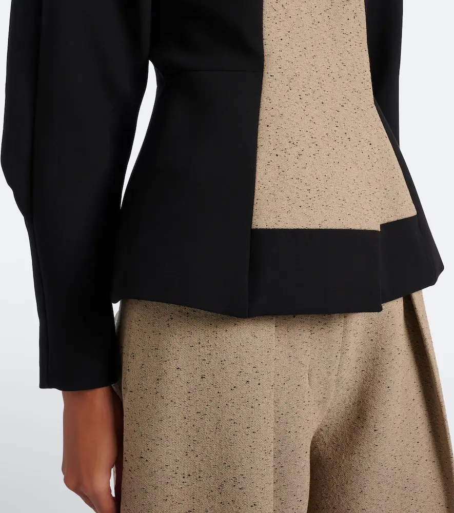 Jacquemus Paloma paneled cotton and wool-blend jacket | Thumbnail 7 Jacquemus Paloma paneled cotton and wool-blend jacket | Thumbnail 7