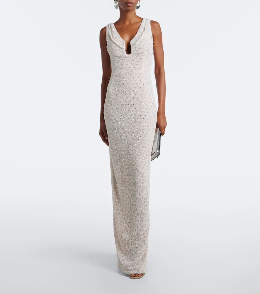 RACHEL GILBERT Ruby embellished gown | Thumbnail 3 RACHEL GILBERT Ruby embellished gown | Thumbnail 3