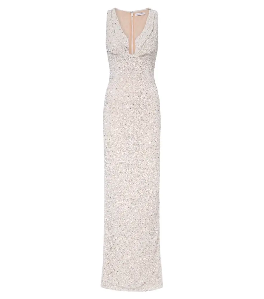 Ruby embellished gown Ruby embellished gown