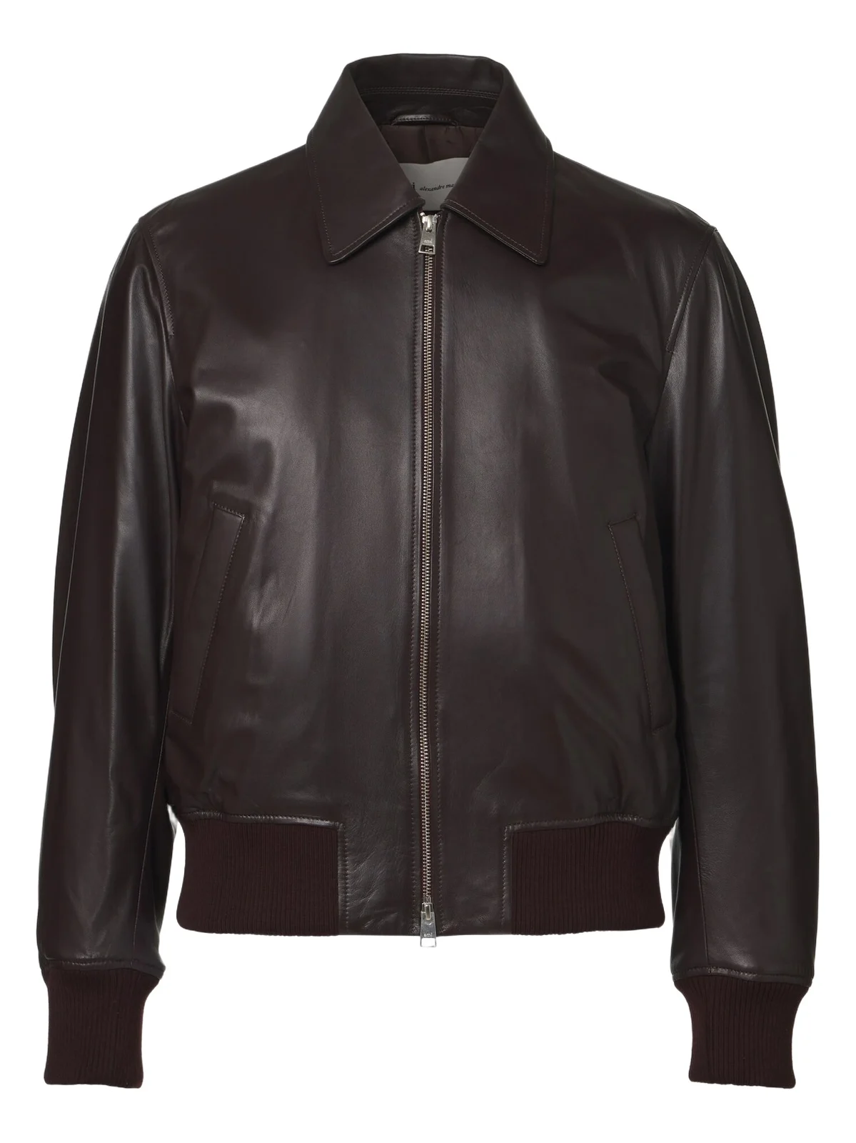 AMI PARIS Leather blouson jacket