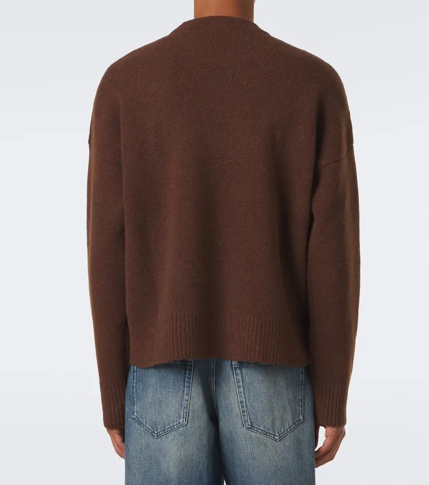 AMI PARIS Ami de Coeur alpaca and wool-blend sweater | Thumbnail 2 AMI PARIS Ami de Coeur alpaca and wool-blend sweater | Thumbnail 2
