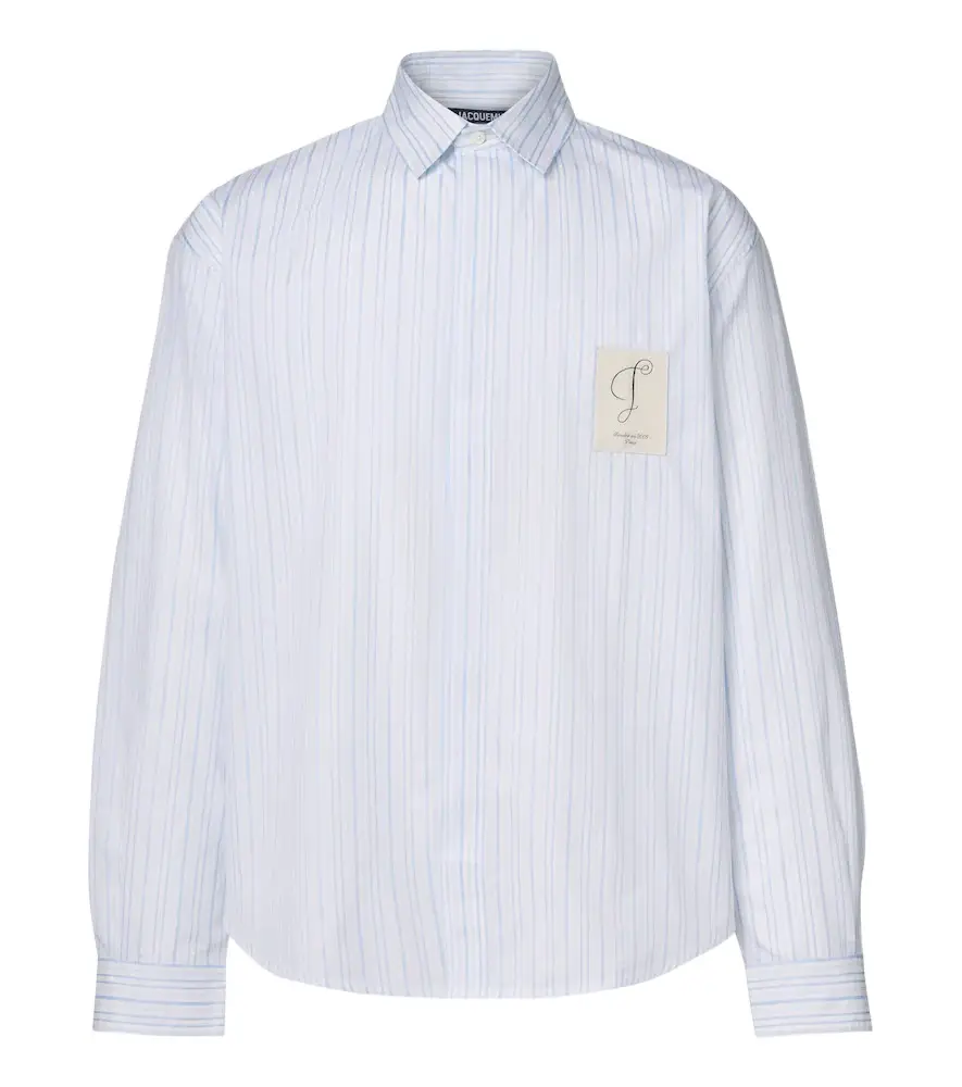 Jacquemus Simon striped cotton shirt
