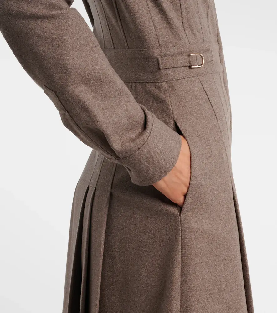 Gabriela Hearst Ethel wool and cashmere shirt dress | Thumbnail 2 Gabriela Hearst Ethel wool and cashmere shirt dress | Thumbnail 2