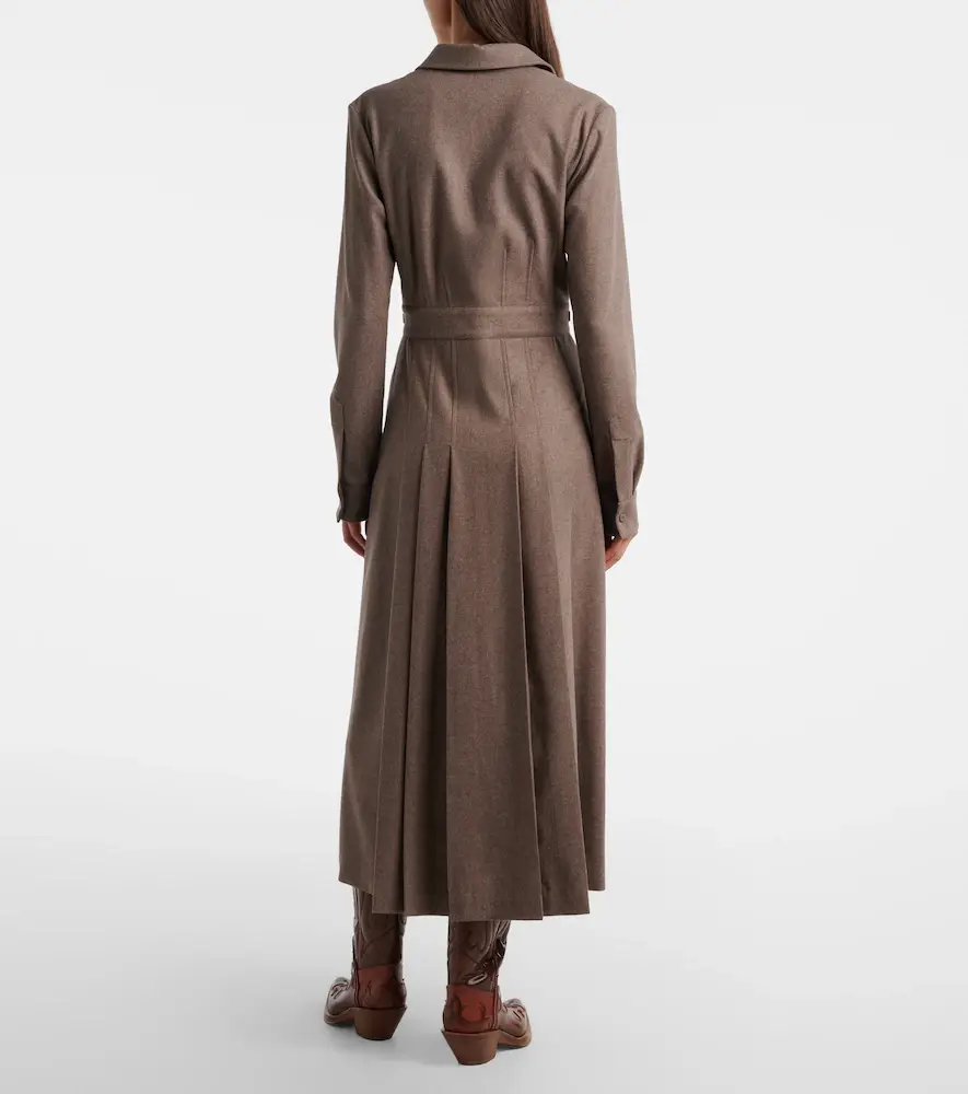 Gabriela Hearst Ethel wool and cashmere shirt dress | Thumbnail 3 Gabriela Hearst Ethel wool and cashmere shirt dress | Thumbnail 3
