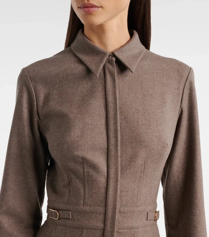 Gabriela Hearst Ethel wool and cashmere shirt dress | Thumbnail 5 Gabriela Hearst Ethel wool and cashmere shirt dress | Thumbnail 5