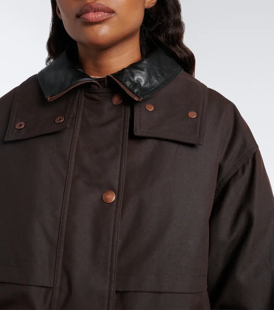 Acne Studios Oversized cotton canvas down jacket | Thumbnail 2 Acne Studios Oversized cotton canvas down jacket | Thumbnail 2