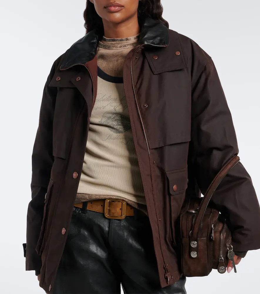Acne Studios Oversized cotton canvas down jacket | Thumbnail 5 Acne Studios Oversized cotton canvas down jacket | Thumbnail 5