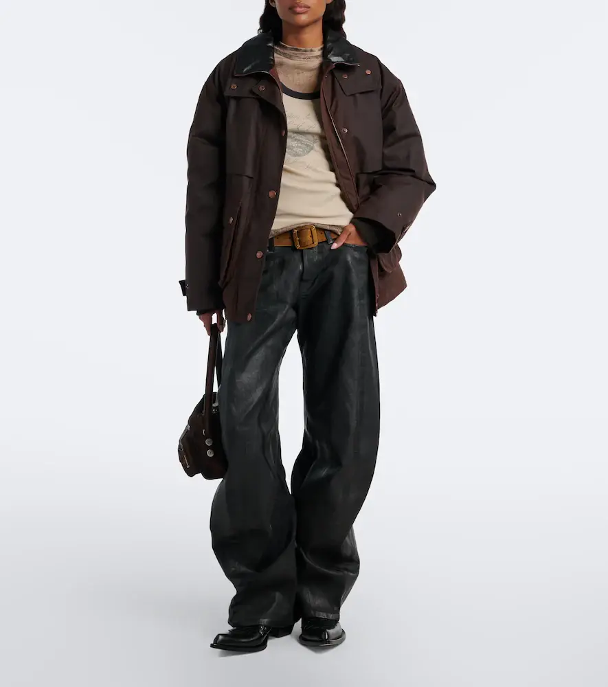 Acne Studios Oversized cotton canvas down jacket | Thumbnail 7 Acne Studios Oversized cotton canvas down jacket | Thumbnail 7