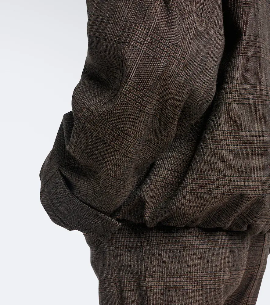 Acne Studios Prince of Wales check wool-blend jacket | Thumbnail 2 Acne Studios Prince of Wales check wool-blend jacket | Thumbnail 2