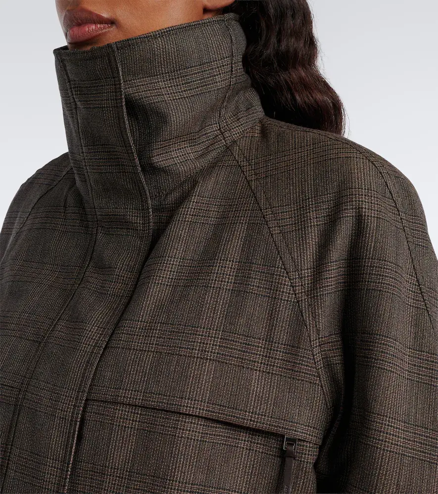 Acne Studios Prince of Wales check wool-blend jacket | Thumbnail 5 Acne Studios Prince of Wales check wool-blend jacket | Thumbnail 5