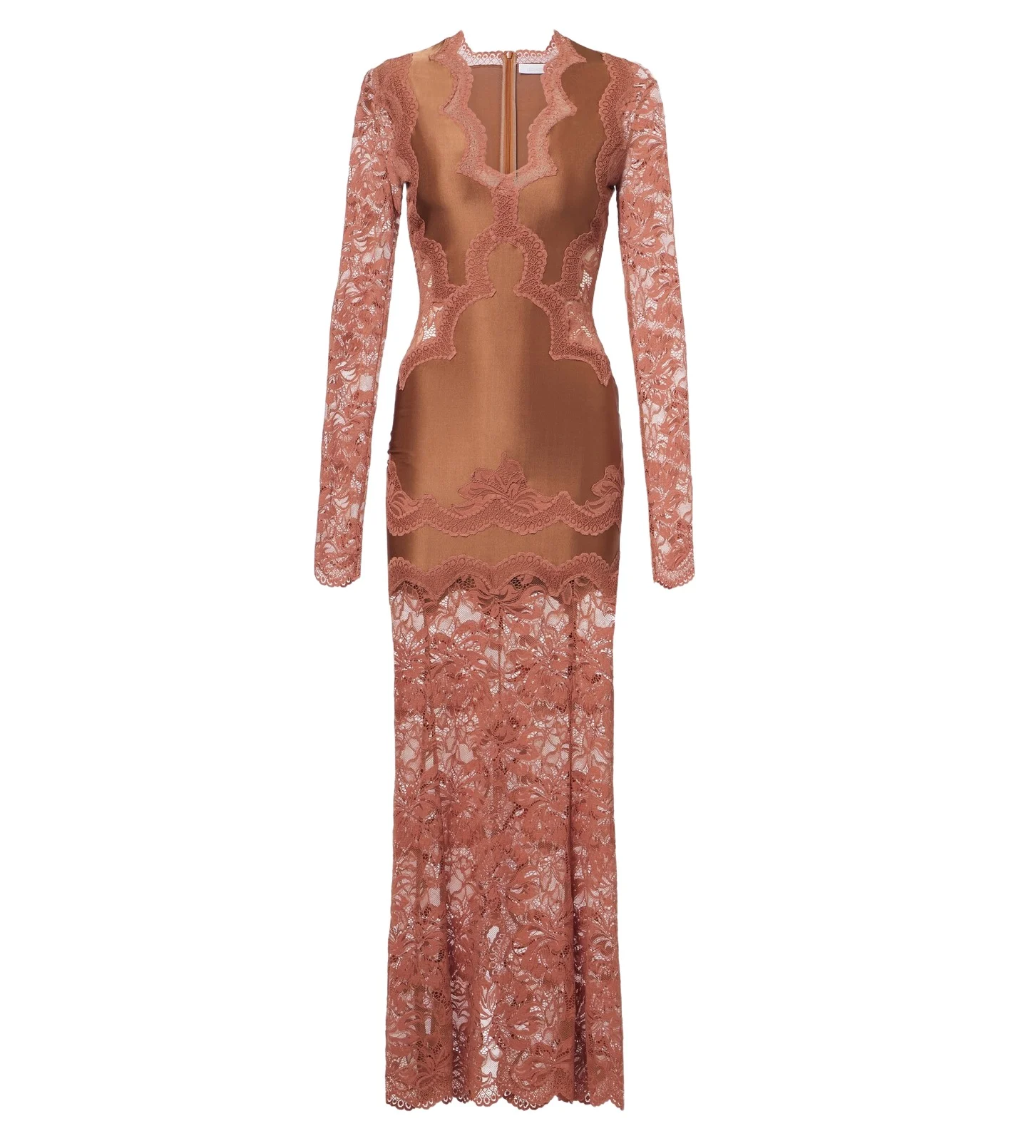 Lace and satin maxi dress Lace and satin maxi dress