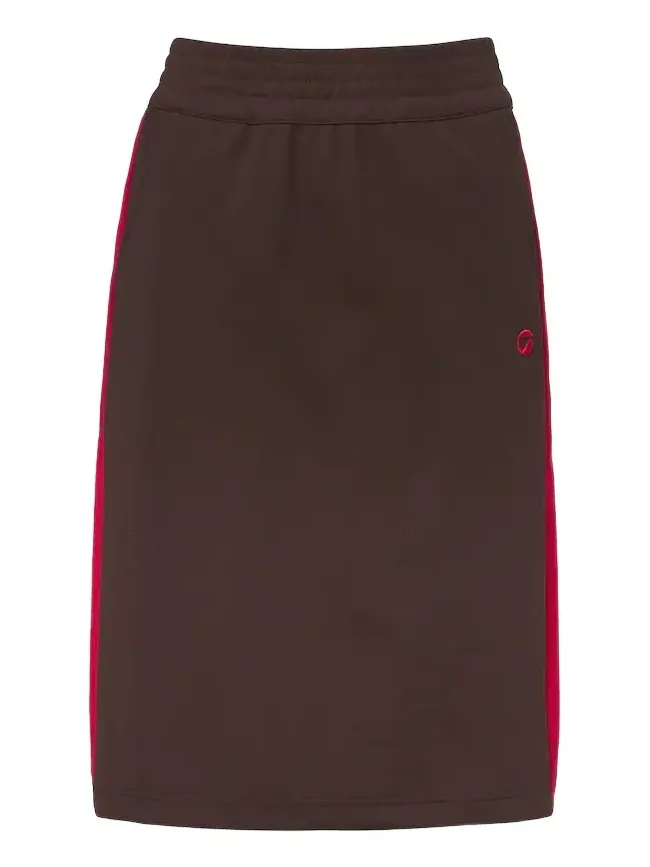 Jersey midi skirt