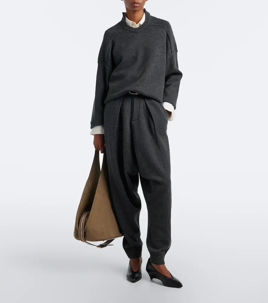 Coperni Wool and cashmere tapered pants | Thumbnail 4 Coperni Wool and cashmere tapered pants | Thumbnail 4