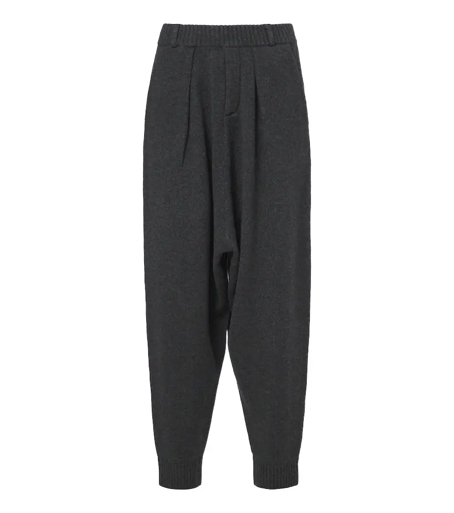 Wool and cashmere tapered pants Wool and cashmere tapered pants