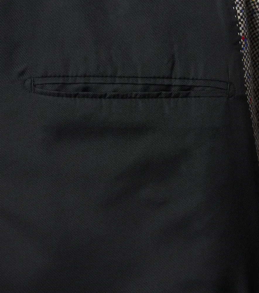 Dries Van Noten Checked double-breasted wool blazer | Thumbnail 2 Dries Van Noten Checked double-breasted wool blazer | Thumbnail 2