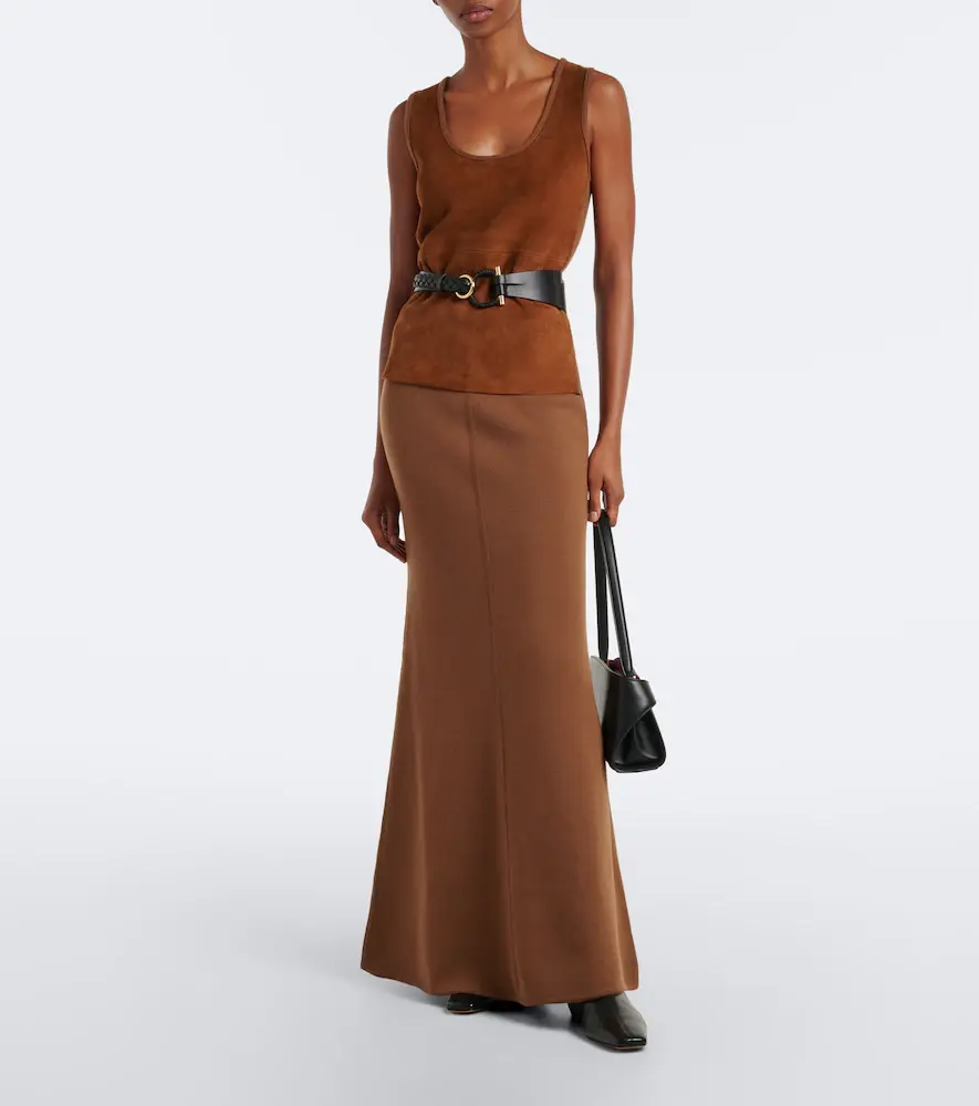 Max Mara Wool and cashmere maxi skirt | Thumbnail 5