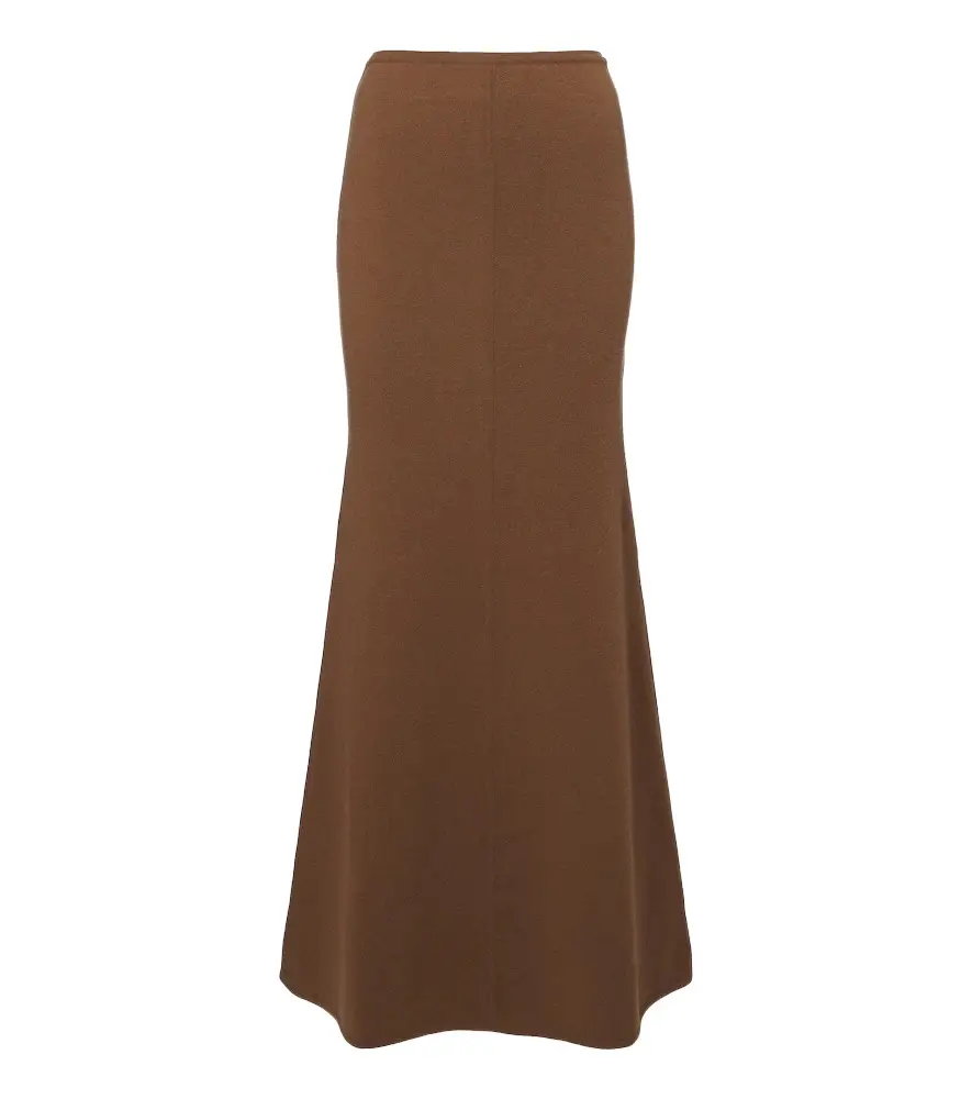 Max Mara Wool and cashmere maxi skirt