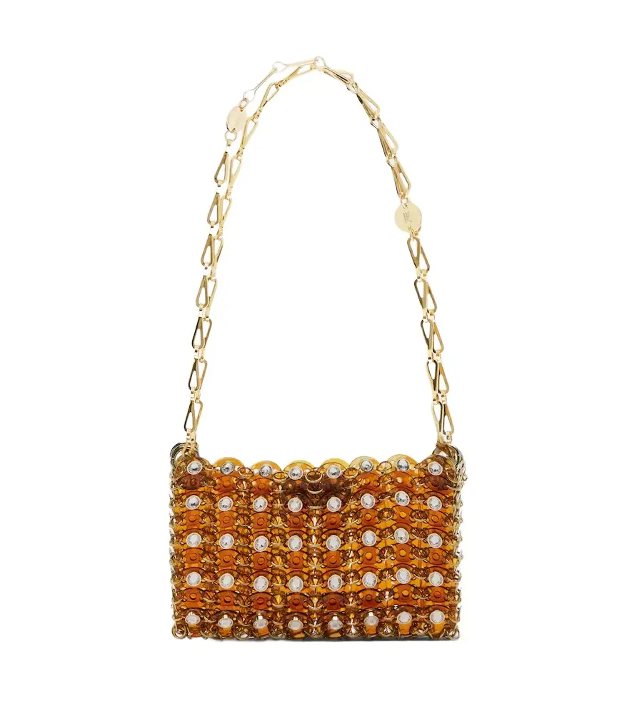 Rabanne 1969 Nano embellished shoulder bag