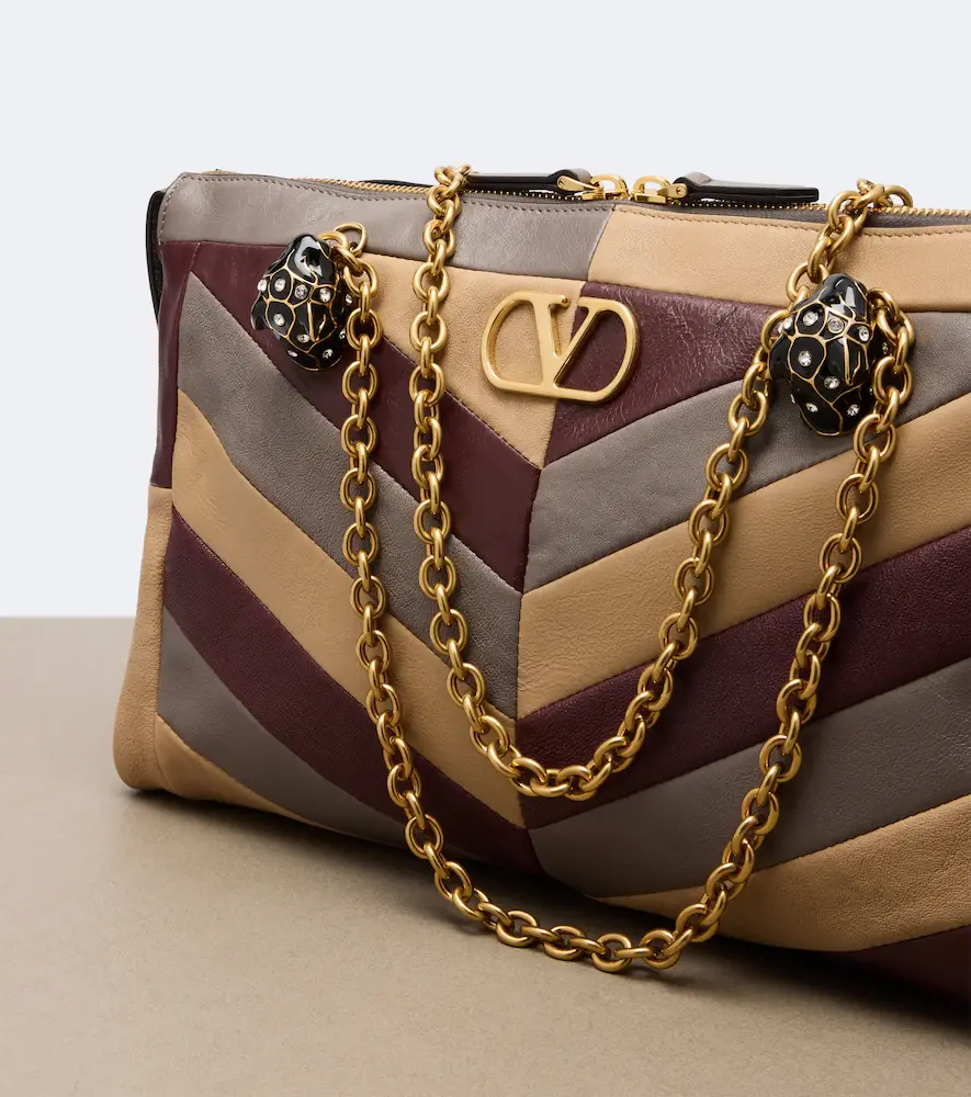 Valentino Garavani Panthea Medium chevron leather shoulder bag | Thumbnail 3 Valentino Garavani Panthea Medium chevron leather shoulder bag | Thumbnail 3
