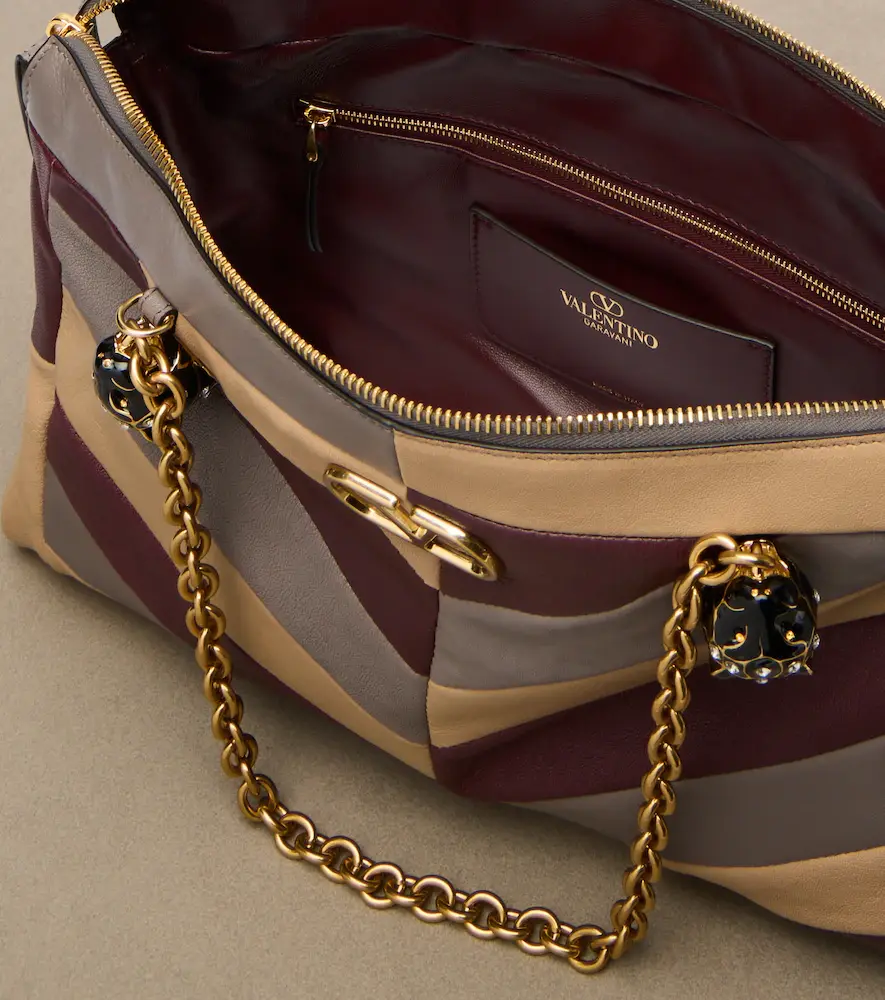 Valentino Garavani Panthea Medium chevron leather shoulder bag | Thumbnail 4 Valentino Garavani Panthea Medium chevron leather shoulder bag | Thumbnail 4