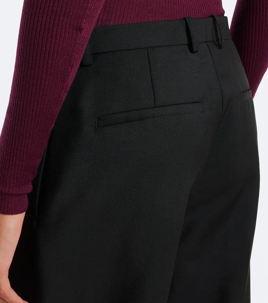 Jil Sander Wool and mohair canvas wide-leg pants | Thumbnail 5 Jil Sander Wool and mohair canvas wide-leg pants | Thumbnail 5