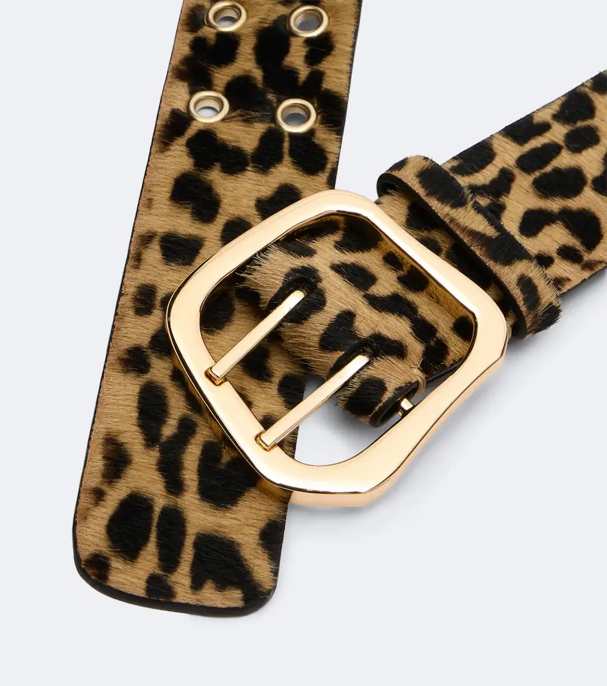 AMANU Wandile leopard-print calf hair belt | Thumbnail 2 AMANU Wandile leopard-print calf hair belt | Thumbnail 2
