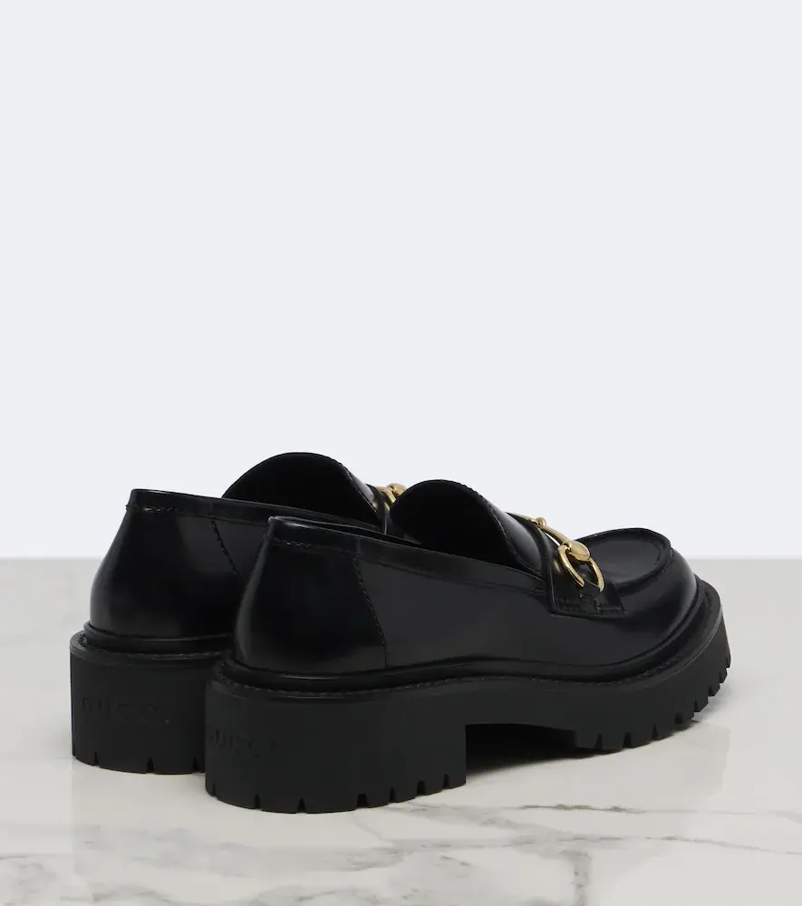 Gucci Rhody Horsebit leather platform loafers | Thumbnail 4 Gucci Rhody Horsebit leather platform loafers | Thumbnail 4