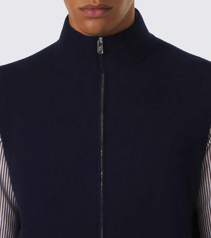 FEDELI Knitted cashmere vest | Thumbnail 2