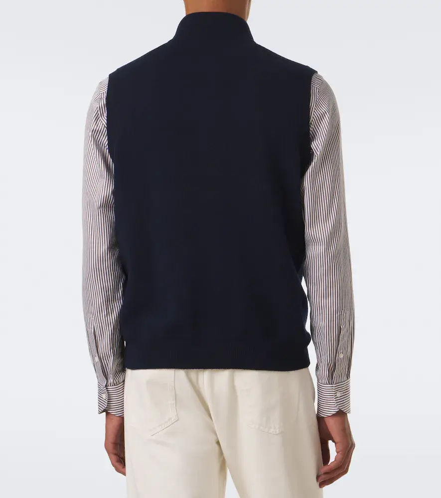 FEDELI Knitted cashmere vest | Thumbnail 7