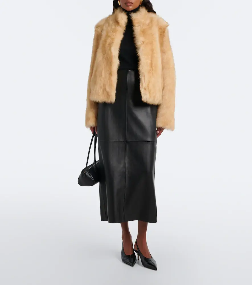 Nour Hammour Mira shearling jacket | Thumbnail 3 Nour Hammour Mira shearling jacket | Thumbnail 3