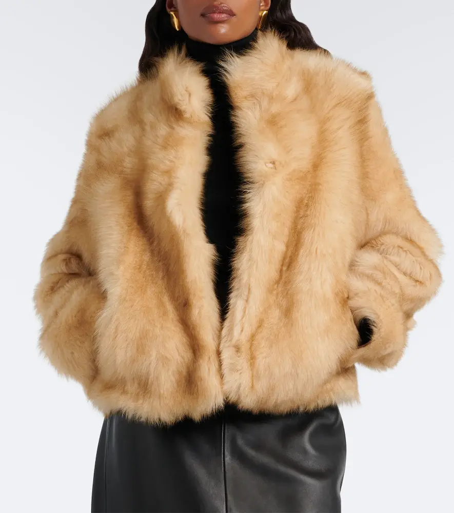 Nour Hammour Mira shearling jacket | Thumbnail 4 Nour Hammour Mira shearling jacket | Thumbnail 4