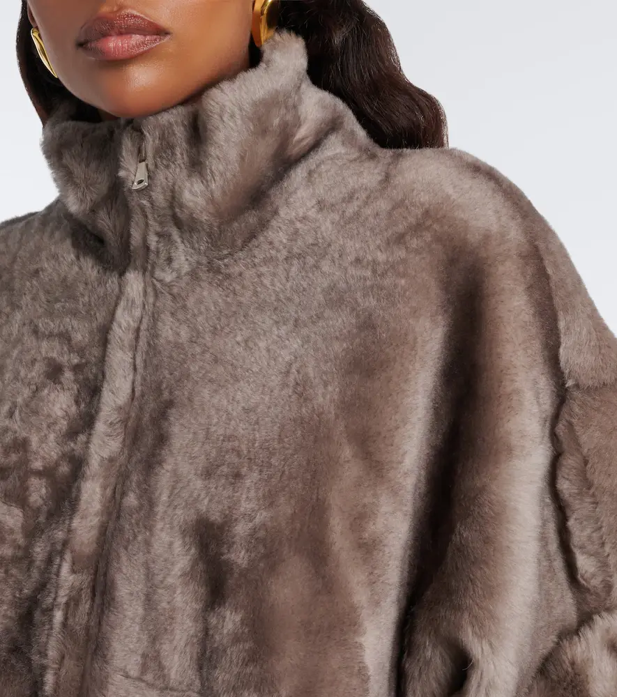 Nour Hammour Cortina shearling jacket | Thumbnail 2