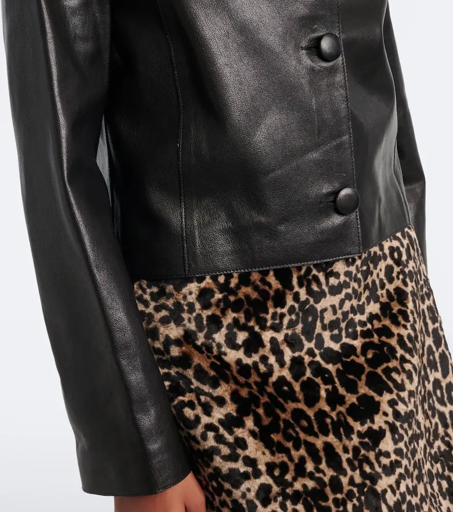 Nour Hammour Hadley leather jacket | Thumbnail 5 Nour Hammour Hadley leather jacket | Thumbnail 5