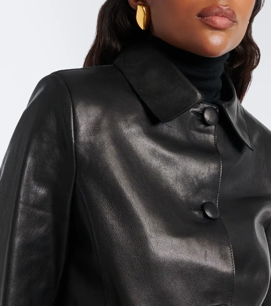 Nour Hammour Hadley leather jacket | Thumbnail 6 Nour Hammour Hadley leather jacket | Thumbnail 6
