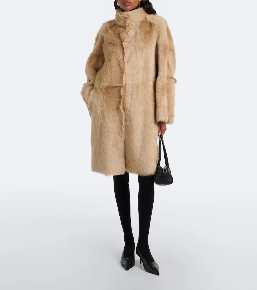 Nour Hammour Blaise shearling coat | Thumbnail 6