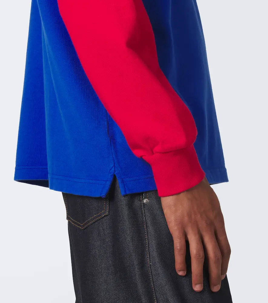 JW Anderson Paneled cotton jersey polo shirt | Thumbnail 5 JW Anderson Paneled cotton jersey polo shirt | Thumbnail 5