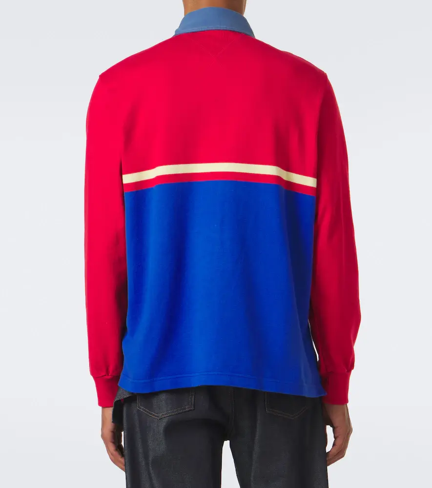 JW Anderson Paneled cotton jersey polo shirt | Thumbnail 6 JW Anderson Paneled cotton jersey polo shirt | Thumbnail 6