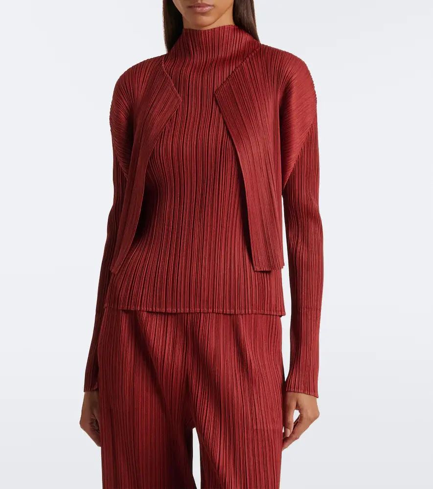 Pleats Please Issey Miyake Monthly Colors: September pleated cardigan | Thumbnail 4 Pleats Please Issey Miyake Monthly Colors: September pleated cardigan | Thumbnail 4
