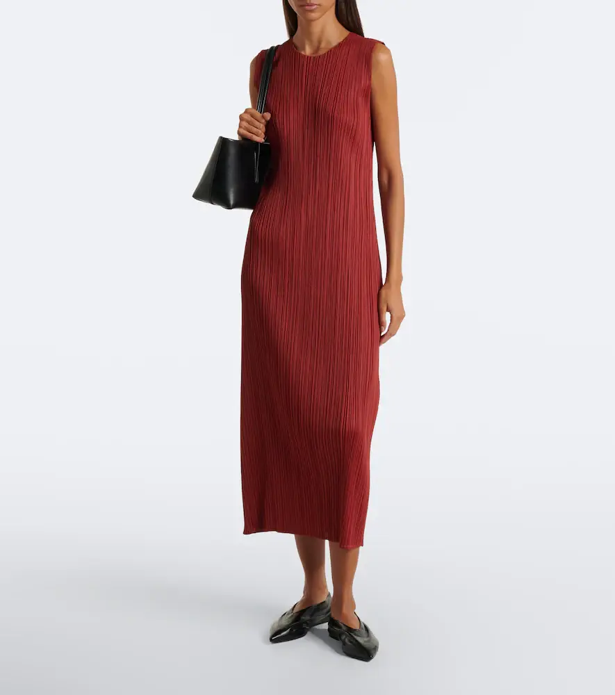 Pleats Please Issey Miyake Monthly Colors: September pleated midi dress | Thumbnail 4 Pleats Please Issey Miyake Monthly Colors: September pleated midi dress | Thumbnail 4