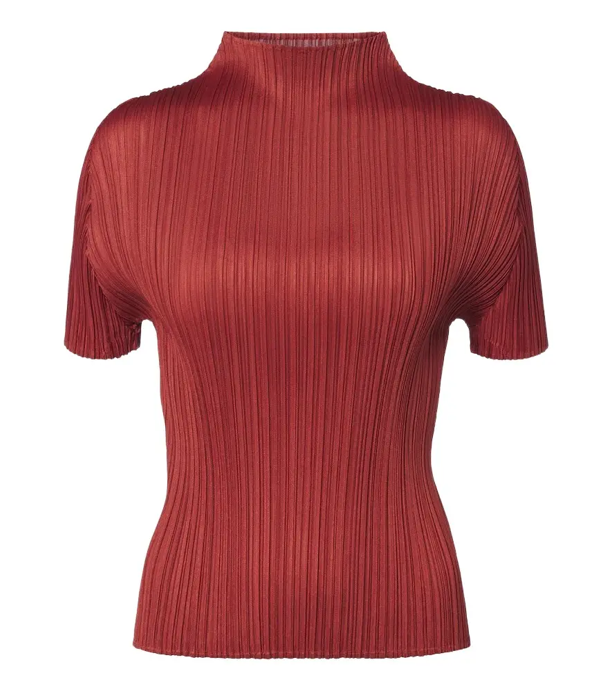 Pleats Please Issey Miyake Monthly Colors: September pleated top