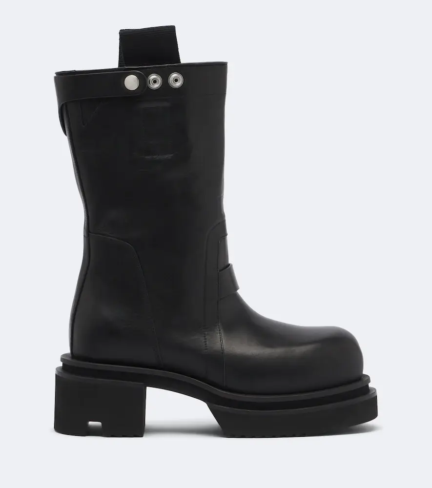 Rick Owens Leather mid-calf boots | Thumbnail 2