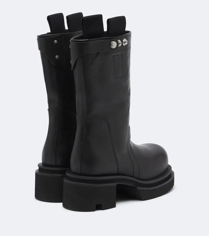 Rick Owens Leather mid-calf boots | Thumbnail 3