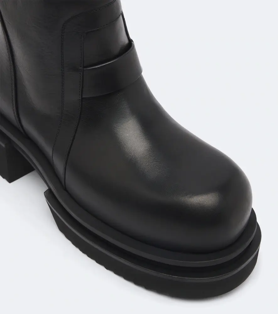 Rick Owens Leather mid-calf boots | Thumbnail 4