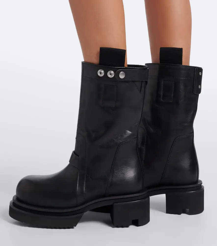 Rick Owens Leather mid-calf boots | Thumbnail 5