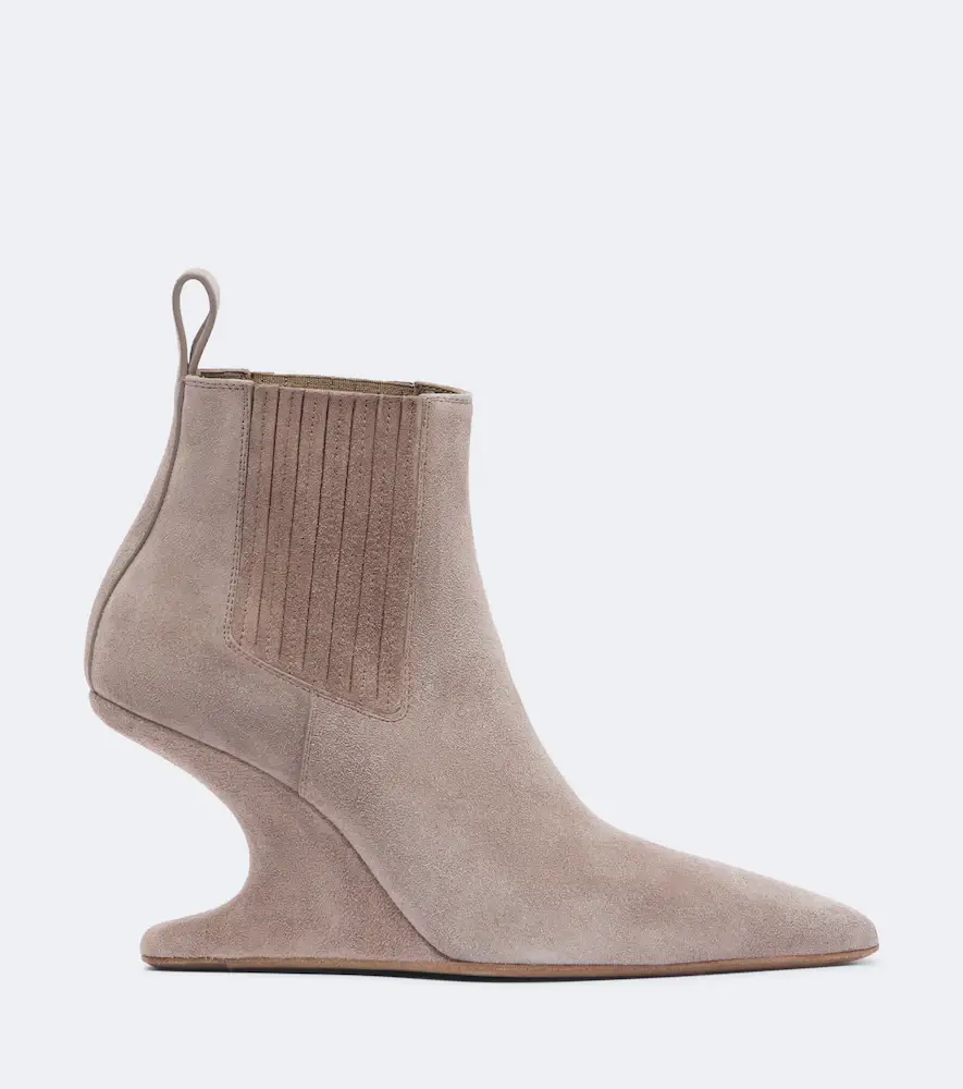 Rick Owens Cantilever suede ankle boots | Thumbnail 3 Rick Owens Cantilever suede ankle boots | Thumbnail 3